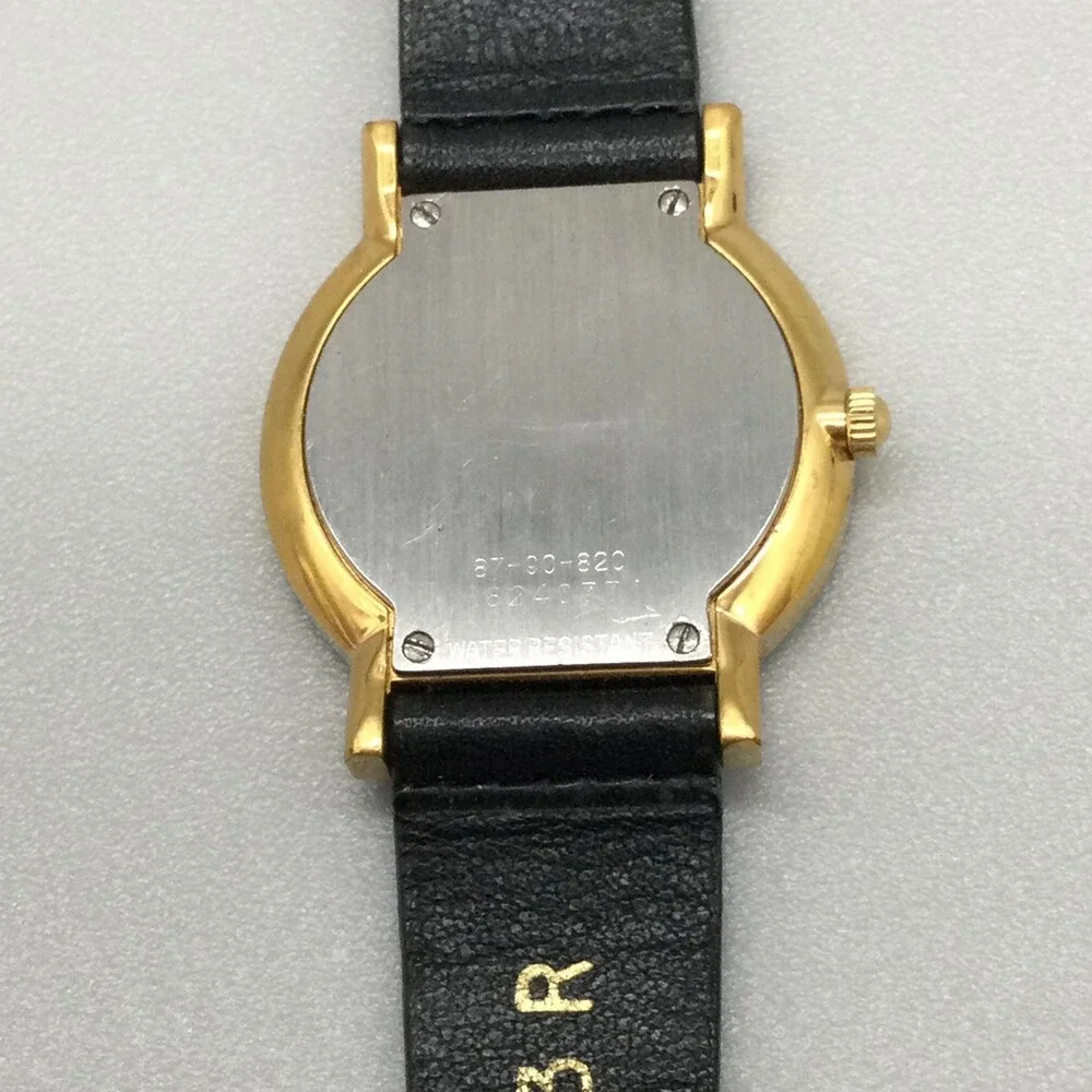 Vtg Movado 87-90-820 Womens Watch 24mm Cracked Crystal Not Running For Parts
